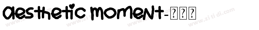 Aesthetic Moment字体转换